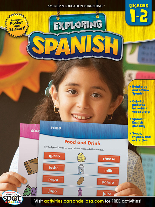 Title details for Spanish, Grades 1 - 2 by Carson Dellosa Education - Wait list